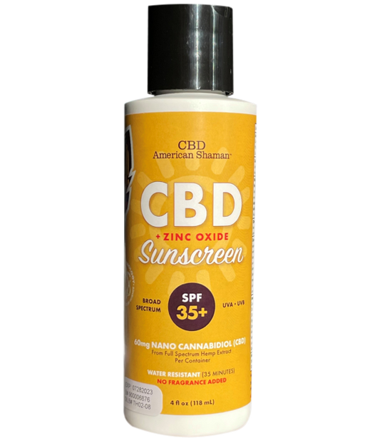 American Shaman CBD sunscreen