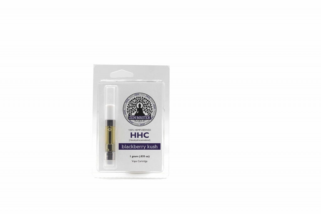 Blackberry Kush strain HHC cartridge Zen Master