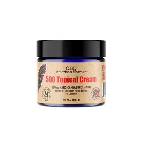 500 mg CBD American shaman topical cream