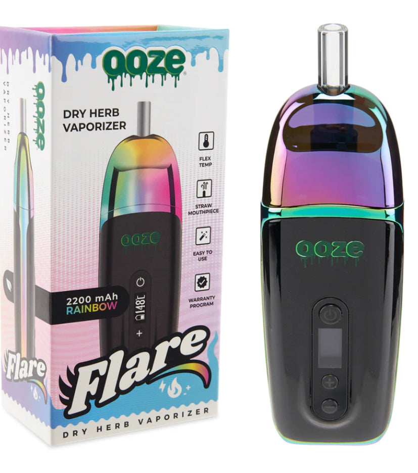 Flare Dry Herb Vaporizer Rainbow ( flower) Ooze