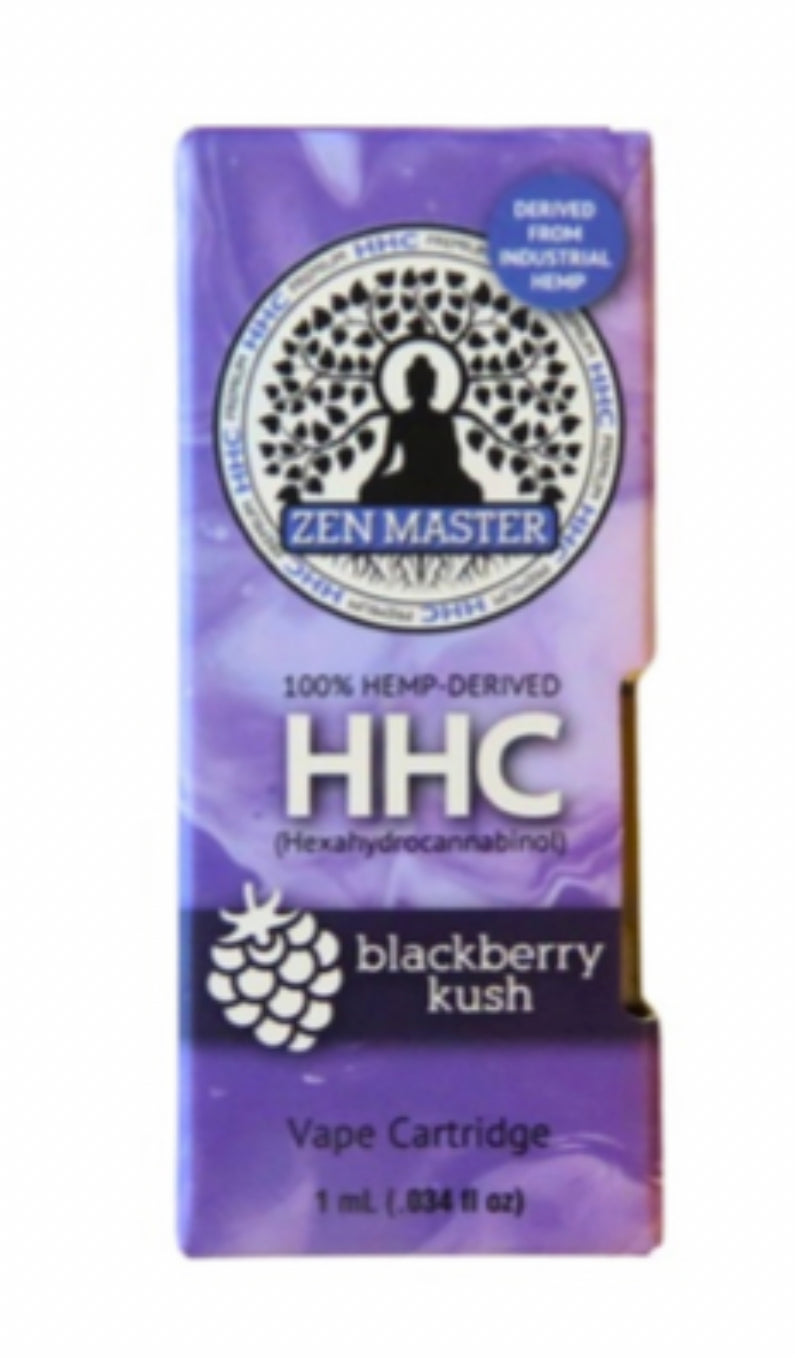 Blackberry Kush HHC cart Zen Master 