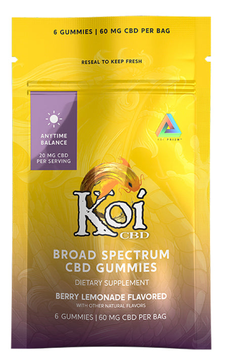 CBD gummies koi broad spectrum gummies 6 count 