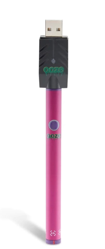 Atomic Pink Ooze Slim Twist pen battery for cartridges