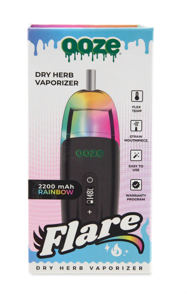 Flare Dry Herb Vaporizer Rainbow ( flower) Ooze