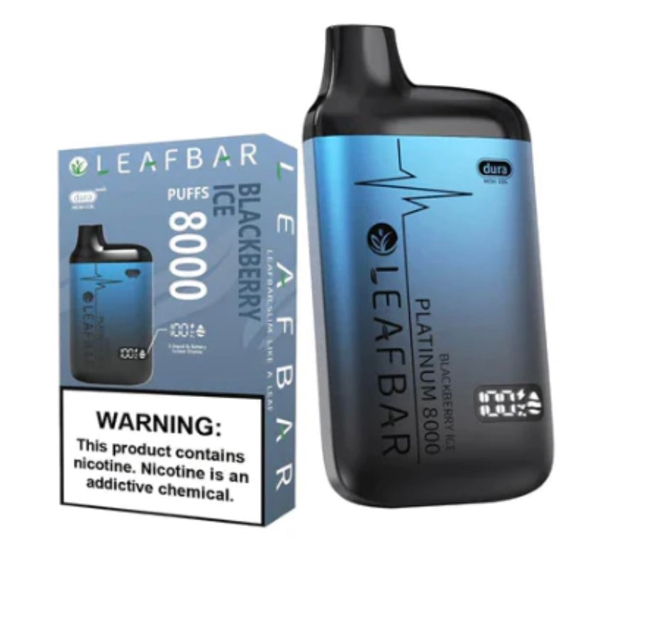 Leaf Bar Platinum 8000 Puffs Disposable Vape Device - 1PC