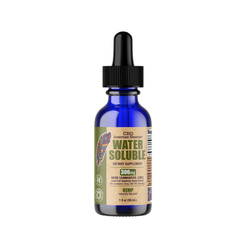 Hemp flavored water, soluble 300 mg