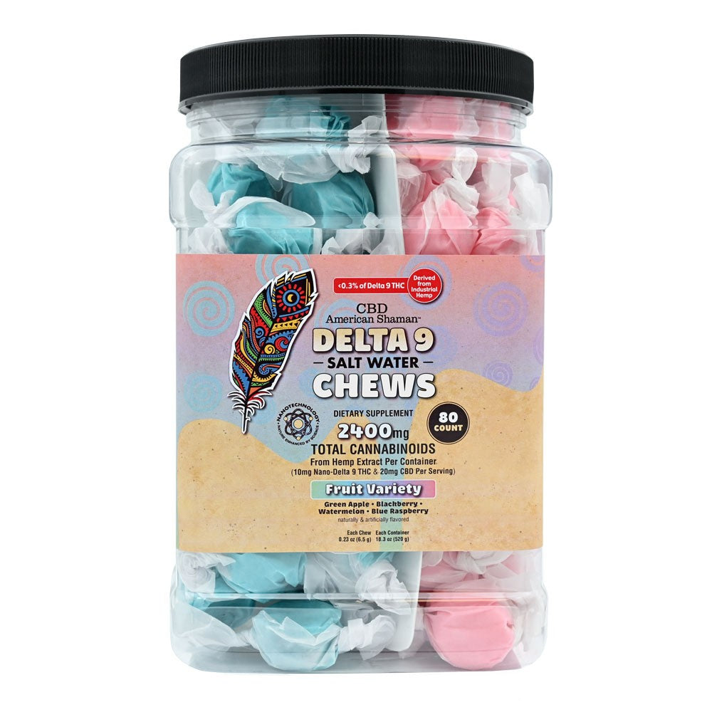 Fruity variety taffy chews 300 total cannabinoids 